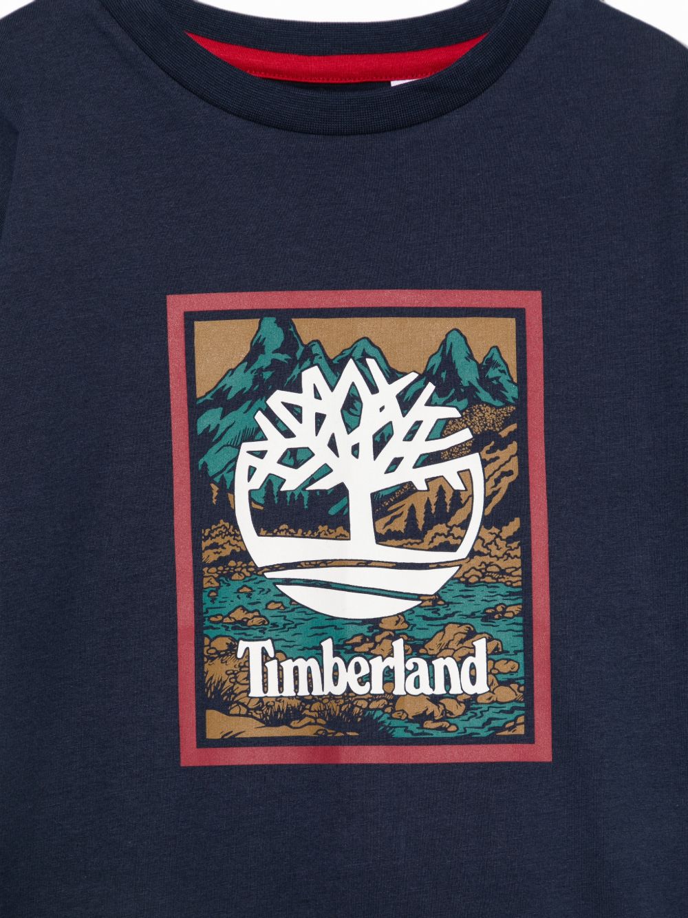 T-shirt per bambino Timberland Kids blu con stampa grafica T61052 849 TIMBERLAND KIDS 