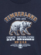 T-shirt per bambino Timberland Kids blu con stampa grafica T61053 849 TIMBERLAND KIDS 
