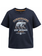 T-shirt per bambino Timberland Kids blu con stampa grafica T61053 849 TIMBERLAND KIDS 