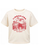 T-shirt per bambino Timberland Kids color crema con stampa grafica T61054 127 TIMBERLAND KIDS 