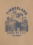 T-shirt per bambino Timberland Kids beige con stampa grafica T61054 659 TIMBERLAND KIDS 
