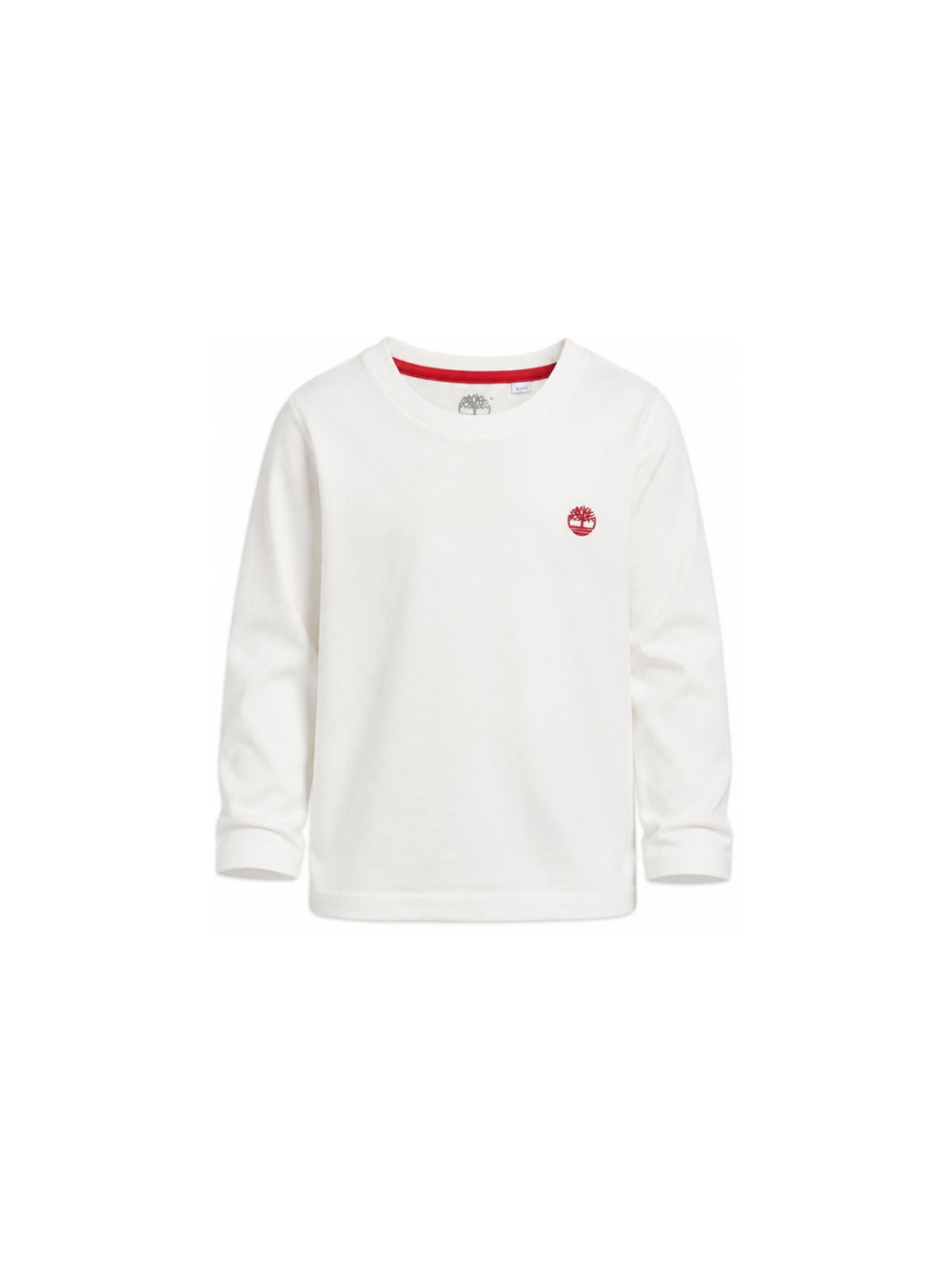 T-shirt per bambino Timberland Kids bianca con applicazione logo T61056 127 TIMBERLAND KIDS 
