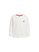 T-shirt per bambino Timberland Kids bianca con applicazione logo T61056 127 TIMBERLAND KIDS 