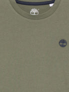 T-shirt per bambino Timberland Kids verde con applicazione logo T61056 730 TIMBERLAND KIDS 