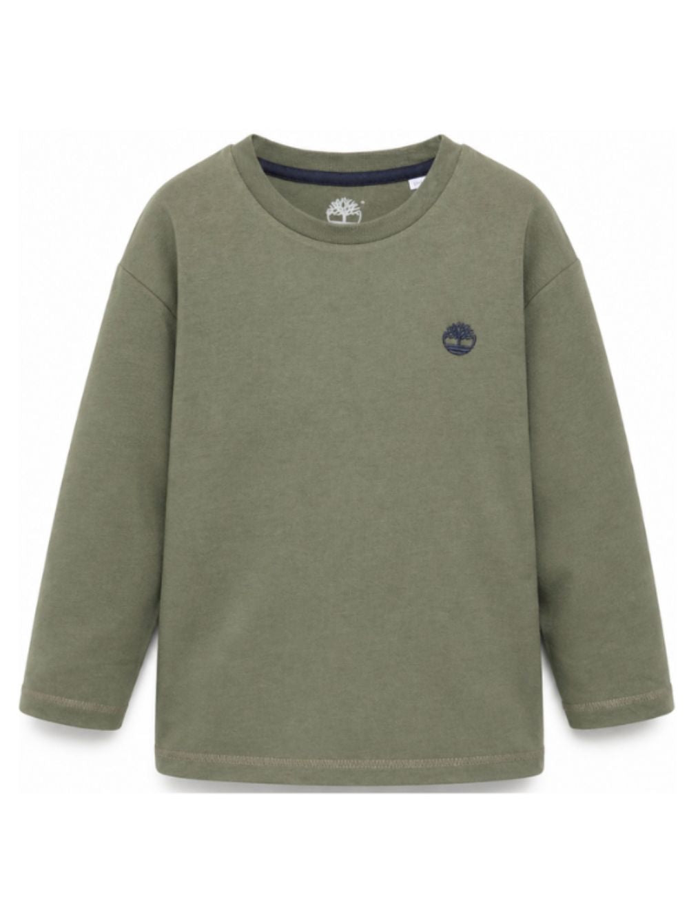 T-shirt per bambino Timberland Kids verde con applicazione logo T61056 730 TIMBERLAND KIDS 