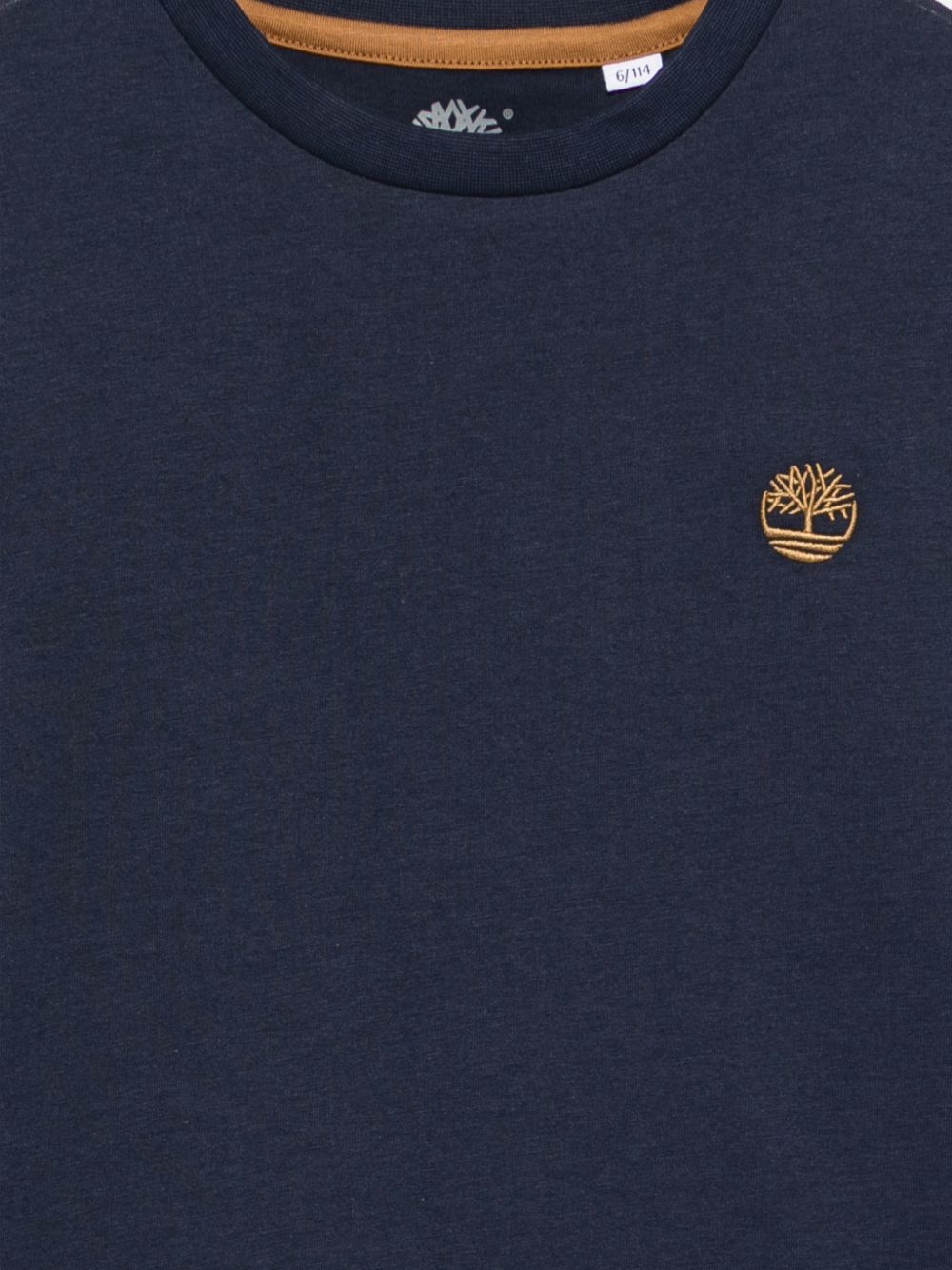 T-shirt per bambino Timberland Kids blu con applicazione logo T61056 849 TIMBERLAND KIDS 