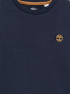 T-shirt per bambino Timberland Kids blu con applicazione logo T61056 849 TIMBERLAND KIDS 