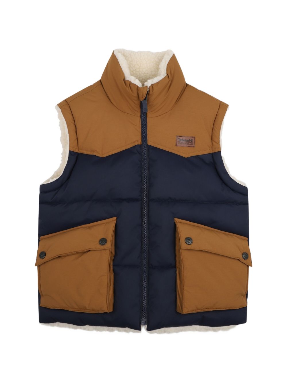 Gilet per bambino Timberland Kids multicolore con design reversibile T61059 849 TIMBERLAND KIDS 