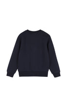Felpa per bambino Timberland Kids blu con stampa logo sul davanti T61063 849 TIMBERLAND KIDS 
