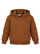 Felpa per bambino Timberland Kids marrone con stampa logo sul davanti T61067 325 TIMBERLAND KIDS 