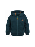 Felpa per bambino Timberland Kids verde con stampa del logo sul retro T61067 68R TIMBERLAND KIDS 
