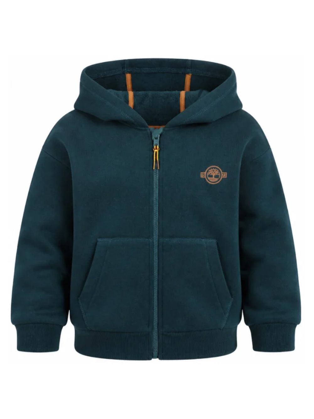 Felpa per bambino Timberland Kids verde con stampa del logo sul retro T61067 68R TIMBERLAND KIDS 