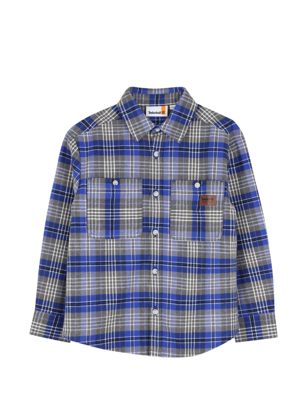 Camicia per bambino Timberland Kids blu con motivo a quadri T61087 829 TIMBERLAND KIDS 