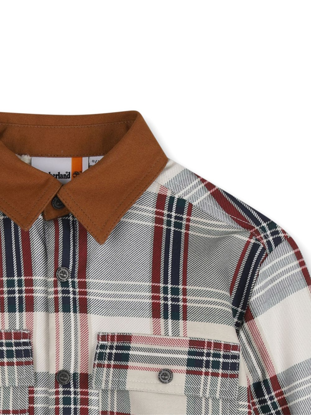 Camicia per bambino Timberland Kids multicolore con motivo a quadri T61088 127 TIMBERLAND KIDS 