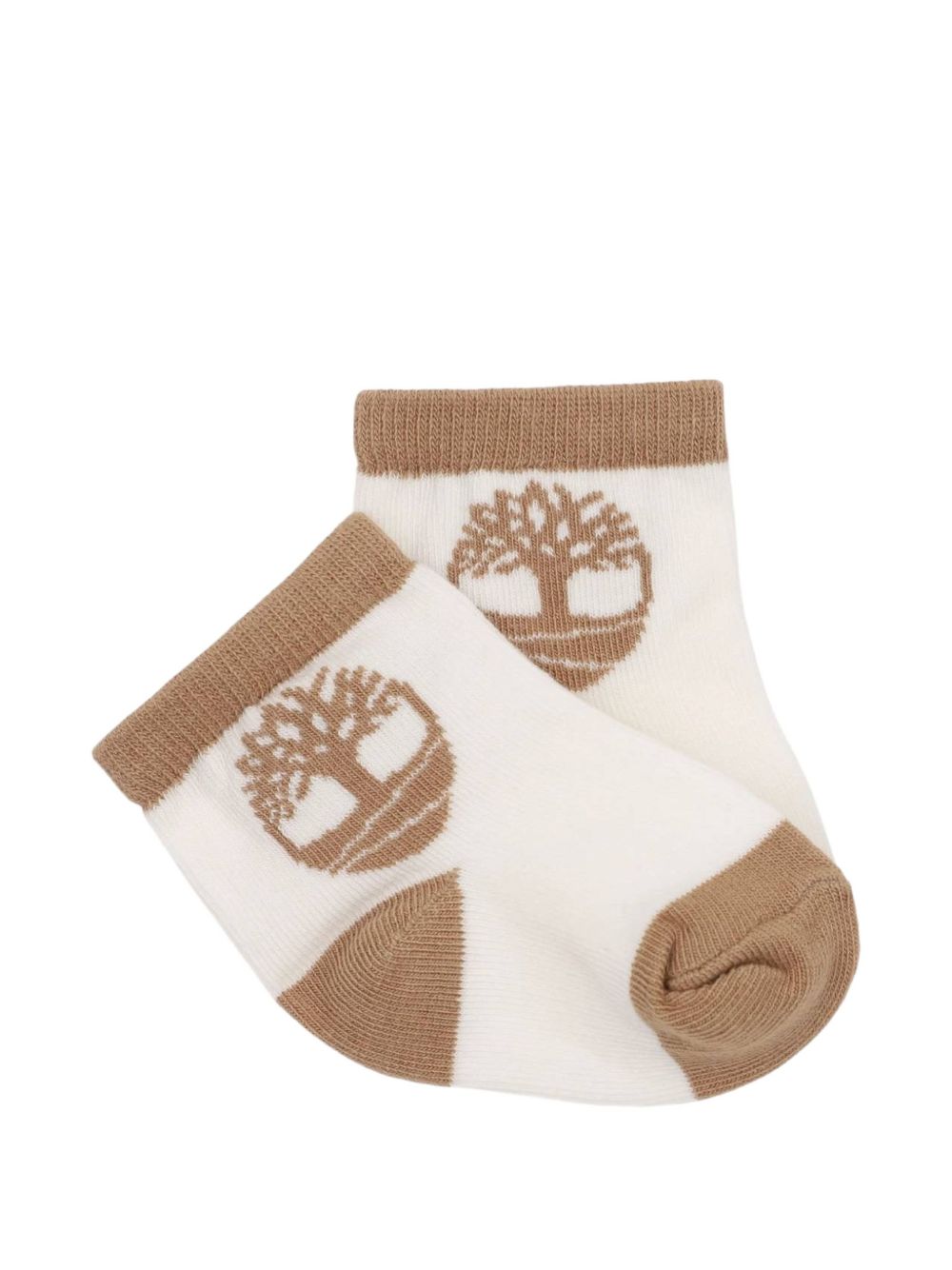 Set tre calzini per neonato Timberland Kids multicolore con stampa logo sul davanti T61094 127 TIMBERLAND KIDS 