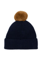 Cappello per bambino Timberland Kids blu con pompon T61095 849 TIMBERLAND KIDS 