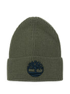 Cappello per bambino Timberland Kids verde con trama a coste T61097 730 TIMBERLAND KIDS 