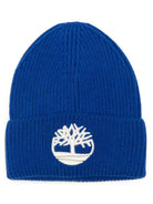 Cappello per bambino Timberland Kids blu con trama a coste T61097 829 TIMBERLAND KIDS 