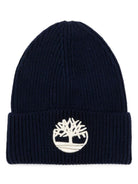 Cappello per bambino Timberland Kids blu con trama a coste T61097 849 TIMBERLAND KIDS 