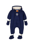 Tuta da neve per neonato Timberland Kids blu con design imbottito T61114 84N TIMBERLAND KIDS 