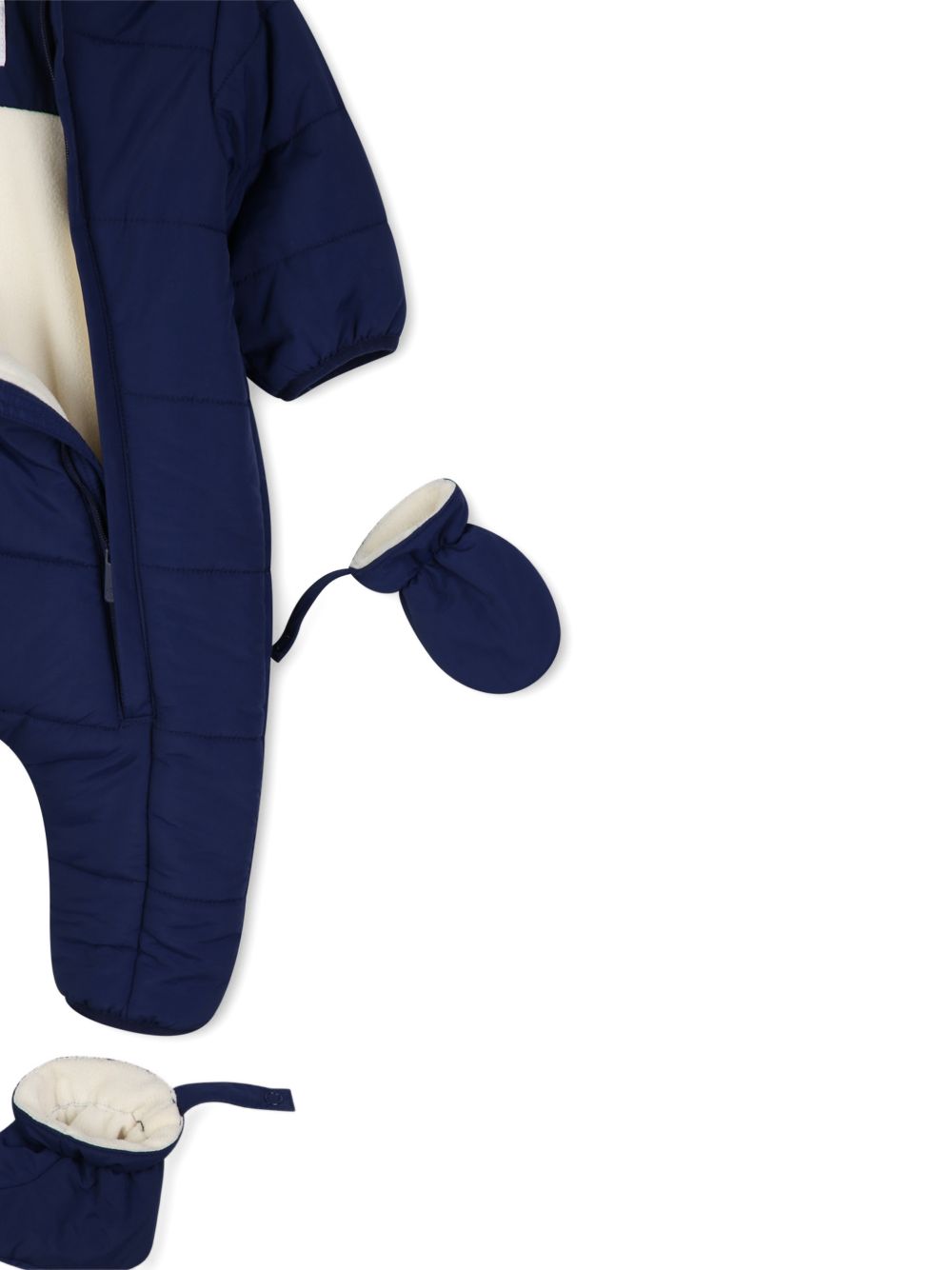 Tuta da neve per neonato Timberland Kids blu con design imbottito T61114 84N TIMBERLAND KIDS 
