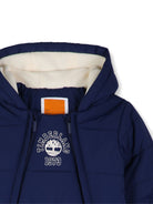 Tuta da neve per neonato Timberland Kids blu con design imbottito T61114 84N TIMBERLAND KIDS 