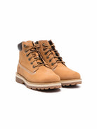 Stivali per bambini Timberland Kids marrone con logo laterale goffrato TB0A27BB 2311 TIMBERLAND KIDS 