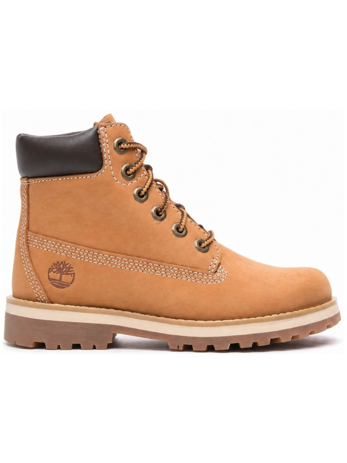 Stivali per bambini Timberland Kids marrone con logo laterale goffrato TB0A27BB 2311 TIMBERLAND KIDS 
