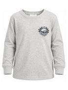 T-shirt per bambino Trussardi Kids grigio con stampa logo sul davanti TBA26015TS GREY LIGHT MELANGE TRUSSARDI KIDS 