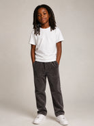 Pantaloni per bambino Trussardi Kids grigi in velluto TBA26016PA GREY TRUSSARDI KIDS 