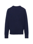 Maglione per bambino Trussardi Kids blu con ricamo logo TBA26021MA BLUE NAVAL TRUSSARDI KIDS 