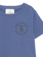 T-shirt per bambino Trussardi Kids blu con stampa con logo sul petto TBA26022TS AVIO TRUSSARDI KIDS 
