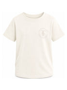 T-shirt per bambino Trussardi Kids bianca con stampa con logo sul petto TBA26022TS OFF-WHITE TRUSSARDI KIDS 