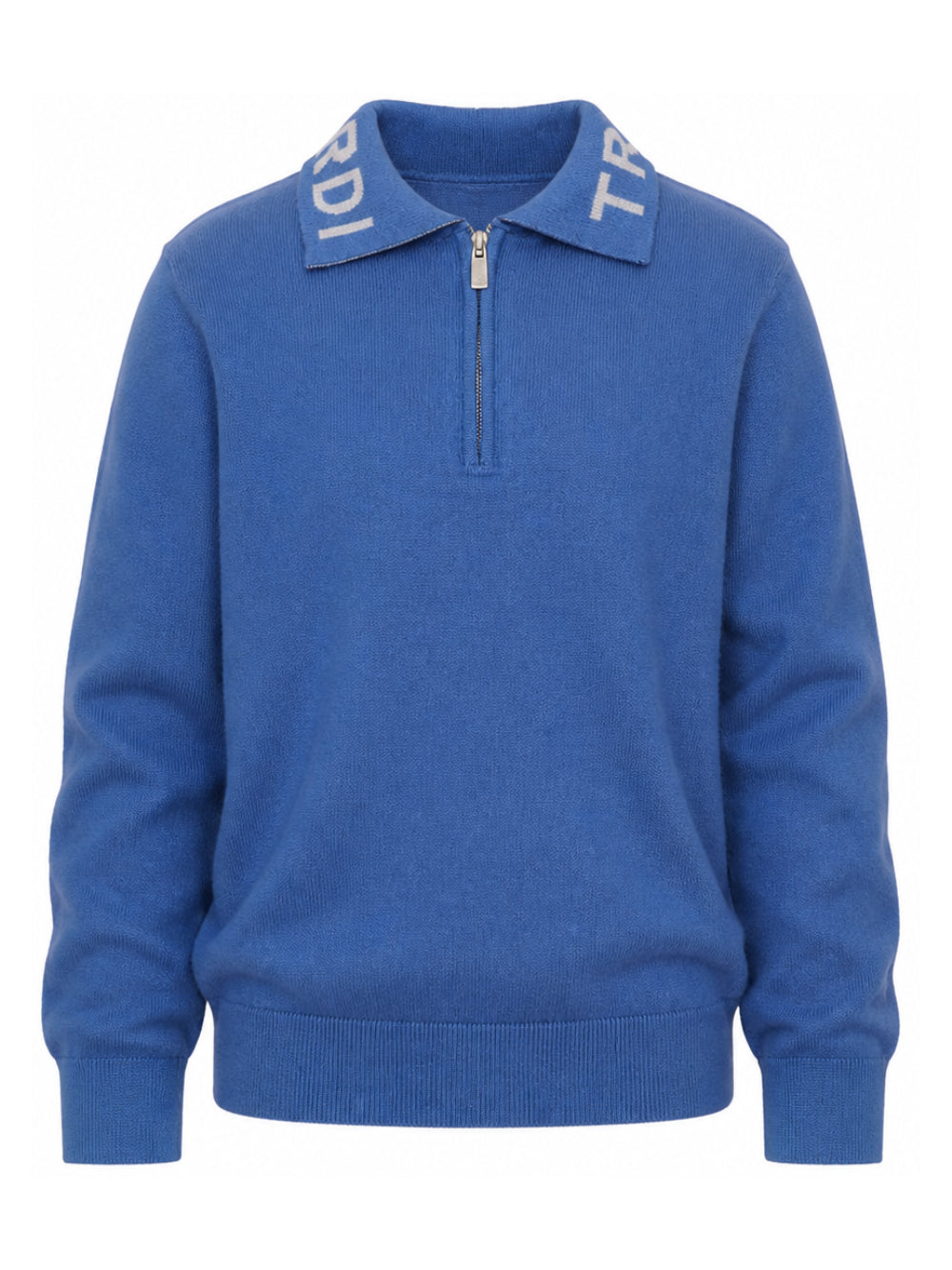 Polo per bambino Trussardi Kids blu con chiusura a zip TBA26046PO AVIO TRUSSARDI KIDS 