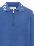 Polo per bambino Trussardi Kids blu con chiusura a zip TBA26046PO AVIO TRUSSARDI KIDS 