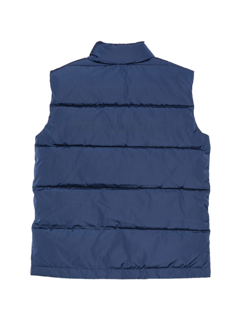 Gilet per bambino Trussardi Junior blu imbottito trapuntato TBA26048PI BLUE NAVAL TRUSSARDI KIDS 