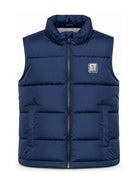 Gilet per bambino Trussardi Junior blu imbottito trapuntato TBA26048PI BLUE NAVAL TRUSSARDI KIDS 
