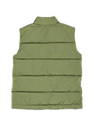 Gilet per bambino Trussardi Junior verde imbottito trapuntato TBA26048PI CYPRESS TRUSSARDI KIDS 