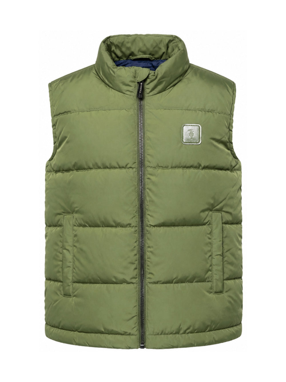 Gilet per bambino Trussardi Junior verde imbottito trapuntato TBA26048PI CYPRESS TRUSSARDI KIDS 