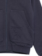 Felpa per bambino Trussardi Kids blu con tasche a marsupio TBA26053FE BLUE NAVAL TRUSSARDI KIDS 