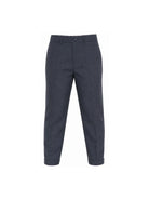 Pantaloni per bambino Trussardi Kids blu con chiusura frontale con bottone TBA26064PA BLUE NAVAL TRUSSARDI KIDS 