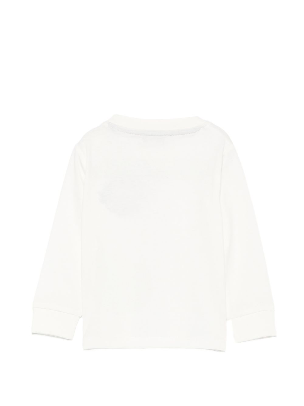Felpa per neonato Trussardi Kids bianca con logo ricamato TIA26065TS OFF-WHITE TRUSSARDI KIDS 