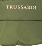 Gilet per neonato Trussardi Junior verde imbottito trapuntato TIA26081PI CYPRESS TRUSSARDI KIDS 