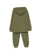 Completo per bambino Trussardi Junior verde con logo sul davanti TIA26102CF CYPRESS TRUSSARDI KIDS 