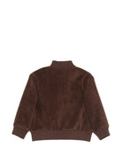 Giubbino per neonato Trussardi Kids marrone con due tasche applicate TIA26106FE BROWN TRUSSARDI KIDS 