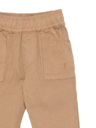 Pantaloni per neonato Trussardi Kids marroni con due tasche applicate frontali TIA26117PA BROWN TRUSSARDI KIDS 