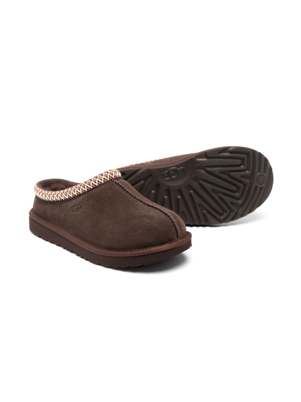 Ciabbatte Tasman II per bambina Ugg Kids marrone con dettaglio intrecciato 1019066K DDC UGG KIDS 