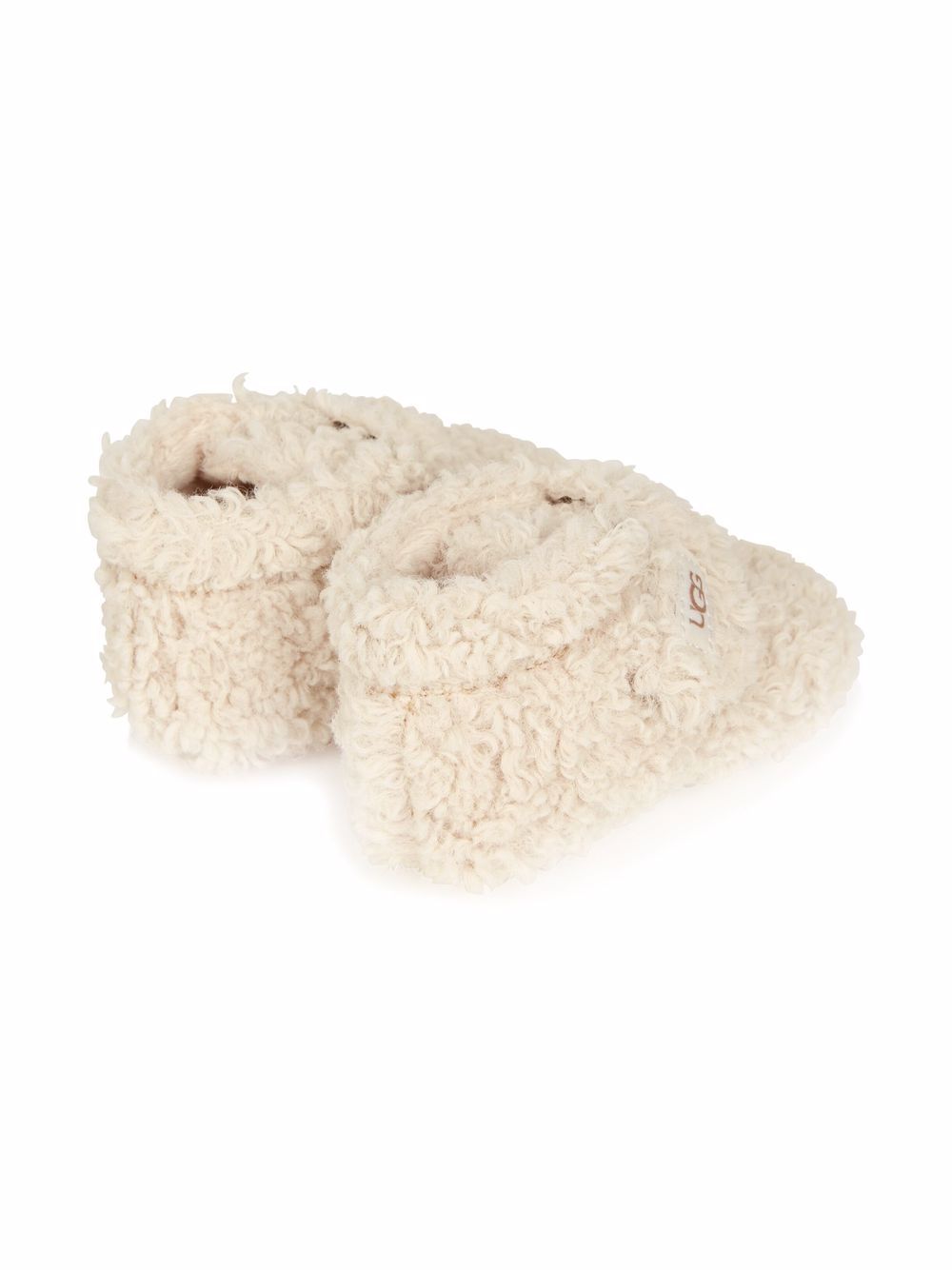 Stivaletti per neonati UGG Kids bianco con texture teddy 1121045I NCFF UGG KIDS 