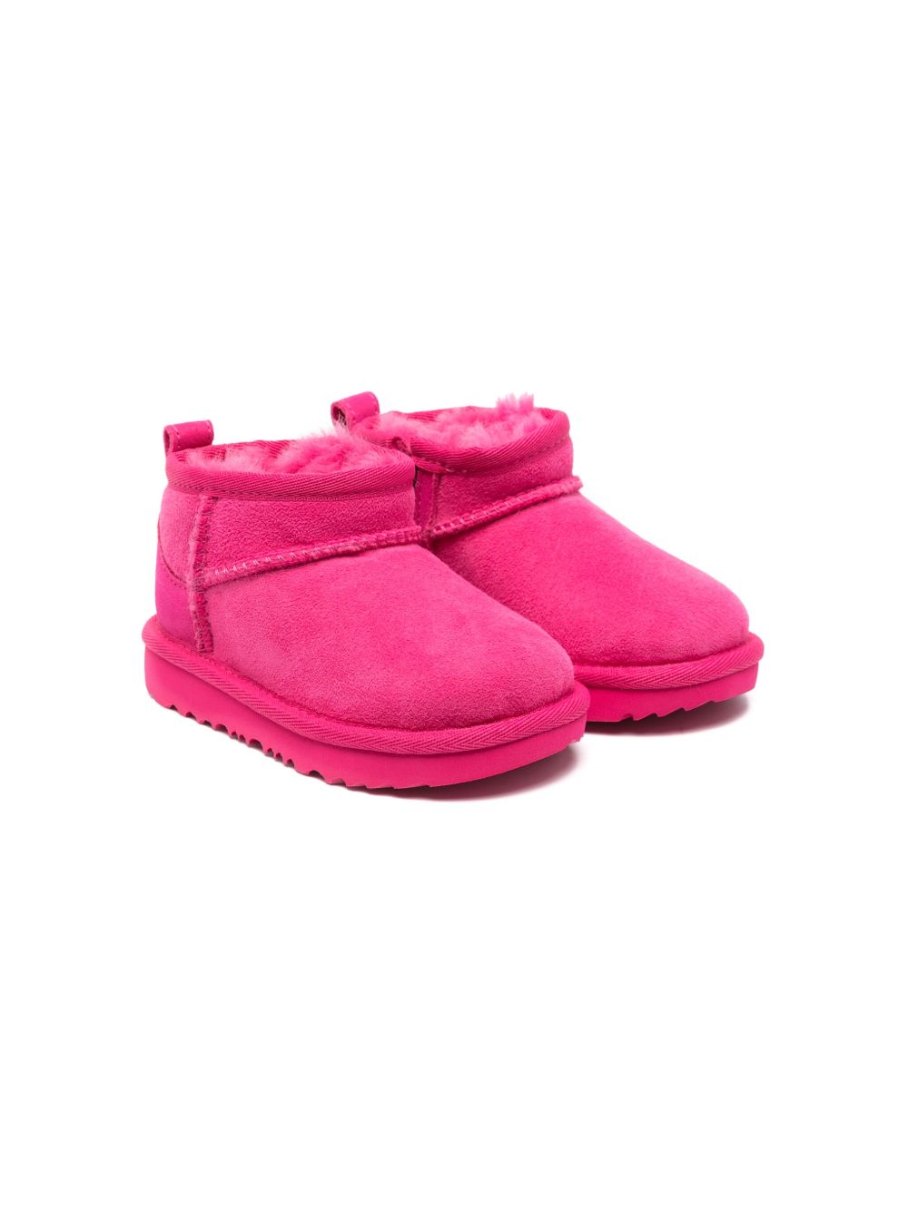 Stivali Classic Ultra Mini per bambina Ugg Kids fucsia con linguetta sul tallone 1130750T BHTF UGG KIDS 