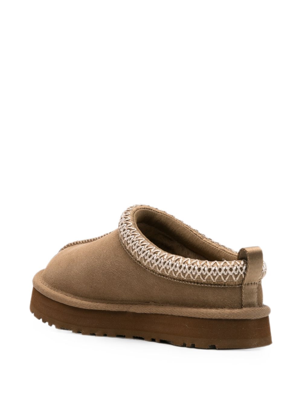 Pantofolo Tazz per bambina Ugg Kids marrone chiaro con finiture ricamate 1143776K LBNZ UGG KIDS 